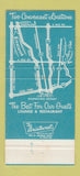 Matchbook Cover - Crestwood Motel Detroit MI 30 Strike