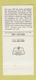 Matchbook Cover - Childrens Appeal International 1979 30 Strike