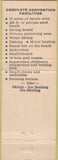 Matchbook Cover - Island View Hotel Burlington WI girlie