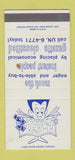 Matchbook Cover - Gazette Classified Newspaper SAMPLE WEAR 30 Strike
