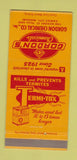 Matchbook Cover - Gordon's Chemical Kansas City MO WEAR 30 Strike