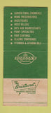 Matchbook Cover - Gordon's Chemical Kansas City MO WEAR 30 Strike