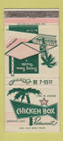 Matchbook Cover - Chicken Box Restaurant Lakewood Colorado WEAR 30 Strike