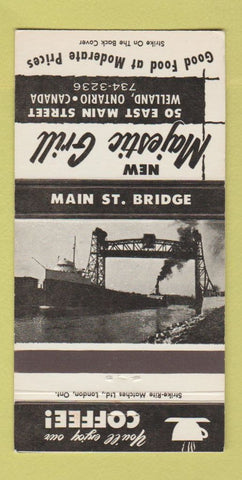 Matchbook Cover - Majestic Grill Welland ON 30 Strike