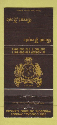 Matchbook Cover - The Other Place Tavern Windsor ON 30 Strike