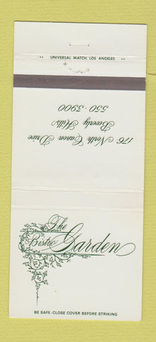 Matchbook Cover - The Bistro Garden Beverly Hills CA 30 Strike