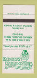 Matchbook Cover - Rocky Muldoon's Irish Saloon Grand Rapids MI 30 Strike