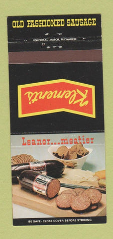Matchbook Cover - Klement's Meats Sausage Milwaukee WI 30 Strike
