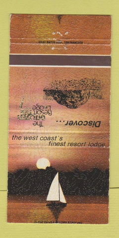 Matchbook Cover - Golden Tee Resort Lodge Golf Morro Bay CA 30 Strike