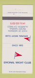 Matchbook Cover - Encinal Yacht Club Alameda CA 30 Strike