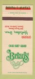 Matchbook Cover - Holiday Inn Concord CA Brian's Bistro 30 Strike