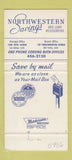 Matchbook Cover - Northwestern Savings Loan San Rafael Mill Valley CA 30 Strike