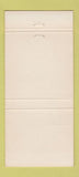 Matchbook Cover - Red Geranium New Harmony IN STAINED 30 Strike