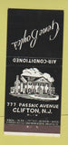 Matchbook Cover - Gene Boyle's Restaurant Clifton NJ 21 Strike Feature