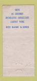 Matchbook Cover - Hudson Shop Antiques Red Bank NJ 30 Stick
