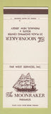 Matchbook Cover - The Moonraker Paramus NJ 30 Strike