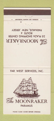Matchbook Cover - The Moonraker Paramus NJ 30 Strike