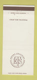 Matchbook Cover - Henry Chauncey Conference Center Princeton NJ 30 Strike