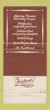 Matchbook Cover - Princeton Inn NJ WEAR 30 Strike