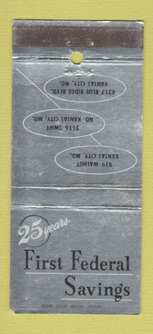 Matchbook Cover - First Federal Savings Kansas City MO WEAR 30 Strike