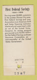 Matchbook Cover - First Federal Savings Kansas City MO WEAR 30 Strike