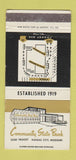 Matchbook Cover - Community State Bank Kansas City MO WEAR 30 Strike