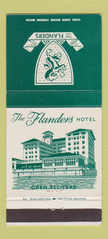 Matchbook Cover - The Flanders Hotel Ocean City NJ 30 Strike