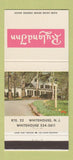 Matchbook Cover - Ryland Inn Whitehouse NJ 30 Strike