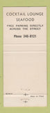 Matchbook Cover - Jack Grischard's Steak Atlantic City NJ WEAR 30 Strike