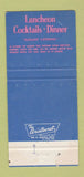 Matchbook Cover - Jumping Brook Restaurant Neptune NJ 30 Strike
