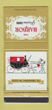 Matchbook Cover - The Harbor Restaurant Parsippany NJ 30 Strike