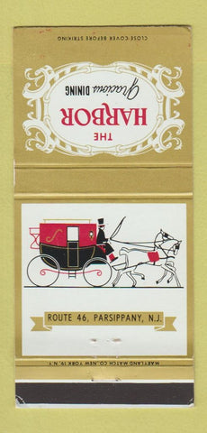 Matchbook Cover - The Harbor Restaurant Parsippany NJ 30 Strike