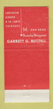 Matchbook Cover - The Harbor Restaurant Parsippany NJ 30 Strike
