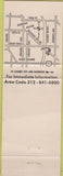 Matchbook Cover - Pakland Memory Lanes Cemetry Dalton IL CREASE
