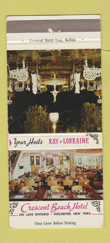 Matchbook Cover - Crescent Beach Hotel Rochester NY 30 Strike