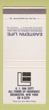 Matchbook Cover - Eastern Life Insurance KI Van Cott Rochester NY 30 Strike