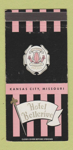 Matchbook Cover - Hotel Bellerive Kansas City MO WEAR 30 Strike