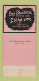 Matchbook Cover - Hotel Bellerive Kansas City MO WEAR 30 Strike