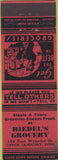Matchbook Cover - Riedel's Grocery Upper Sandusky OH