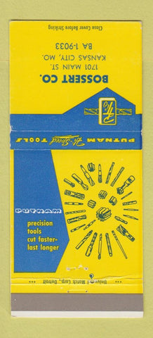 Matchbook Cover - Bossert Kansas City MO Putnam Tools 30 Strike