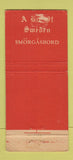 Matchbook Cover - Hotel Norton Detroit MI Windsor ON 21 Strike Feature