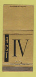 Matchbook Cover - Act IV Detroit MI WEAR 30 Strike