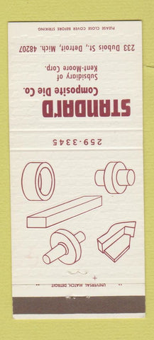 Matchbook Cover - Standard Composite Die Detroit MI 30 Strike
