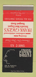 Matchbook Cover - Frank Fagen's Restaurant Detroit MI 30 Strike