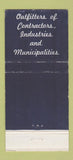 Matchbook Cover - Burke Rental Service Detroit MI 30 Strike