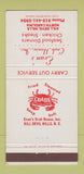 Matchbook Cover - Evan's Crab House Kill Devil Hills NC 30 Strike