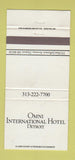 Matchbook Cover - Omni International Hotel Detroit MI WEAR 30 Strike