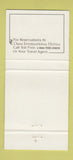 Matchbook Cover - Omni International Hotel Detroit MI WEAR 30 Strike
