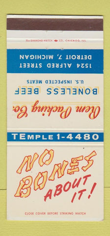Matchbook Cover - Rem Packing Beef Detroit MI 30 Strike