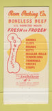 Matchbook Cover - Rem Packing Beef Detroit MI 30 Strike